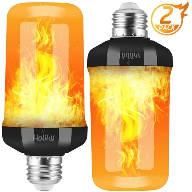 YOFUCA Flame Effect LED Fire Light Bulb Outdoor E26 Base Christmas Decorations Flame Light Bulbs with Upside Down Effect YOFUCA Flame Effect LED Fire Light Bulb Outdoor E26 Base Christmas Decorations Flame Light Bulbs with Upside Down Effect